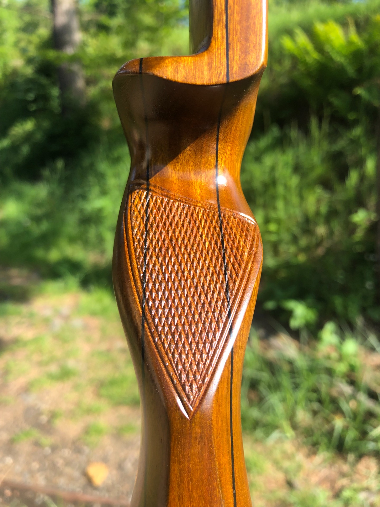 detail na rádlování gripu